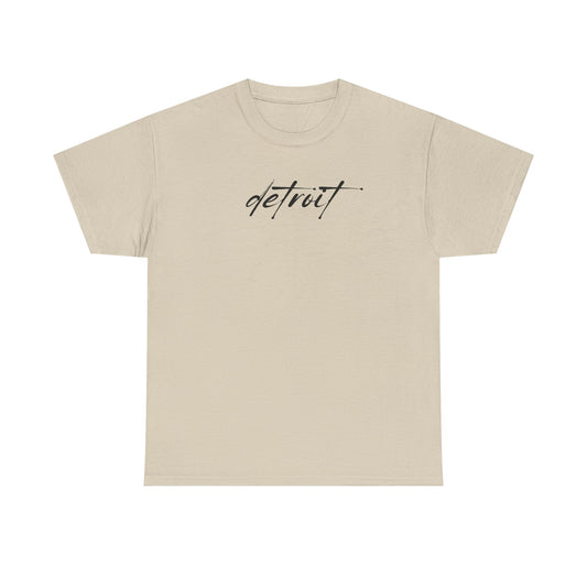 Detroit Script Tee
