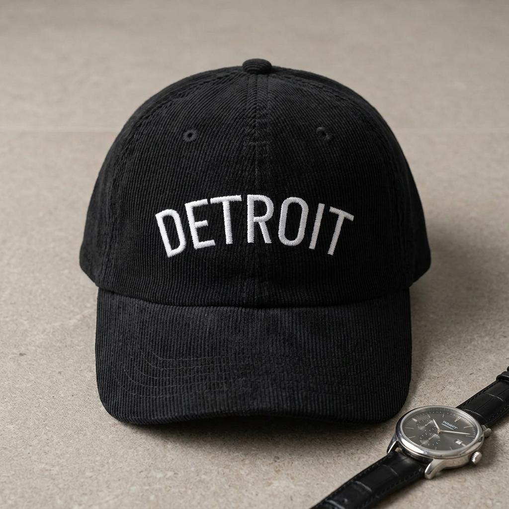 Detroit 313 Corduroy Cap